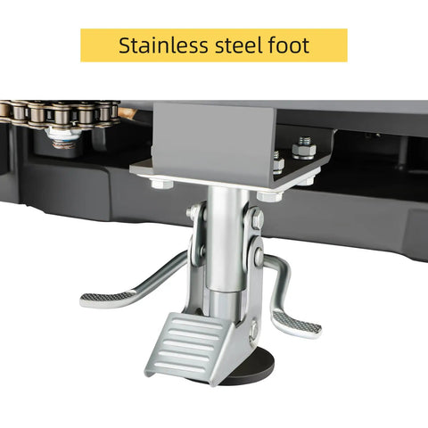 Heavy Duty Semi Electric Pallet Stacker Boasting A Badass 3300 Lb Capacity And A Solid 118 Inch Lift Height With Smooth Hydraulic Controls Reliable Pedal Brakes And A Rugged 12 Volt Battery To Crush Heavy Loads All Day Long