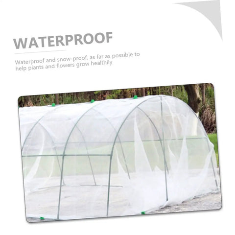 All In One Outdoor Flower Greenhouse Cover Kit With Sturdy Plastic Brackets Weatherproof Plant Shelter For Vegetables And Succulents Includes Shade Cloth And Insect Netting Transparent Design For Easy Viewing