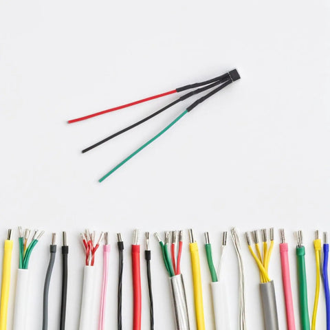 Rock Solid High Temperature Hall Effect Sensor Module Pack With Heavy Duty Copper Wire For EV Motors includes various wires.