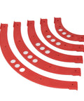 No Fuss Radius Template R100 To R300 Adjustable Corner Guide Rock Solid Woodworking Jig Easy As Pie Tile Layout Tool red curved templates