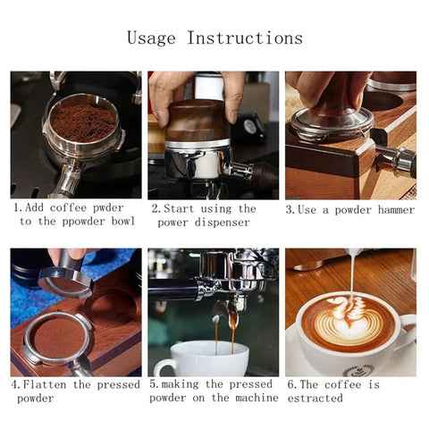 Coffee making process using Fine Spouts Holder For 51 Machine 680 685 Red Replacement Part For Handmade Projects, step by step.