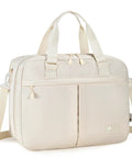 Underseat Personal Item Travel Bag For Airplanes Lightweight Weekender Duffle With A 15.6 Inch Laptop Compartment Carry On Beige