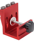 Aluminum Alloy Hole Jig System For Woodworking DIY Projects With 3 Step Drill Bits For Cabinet And Furniture Assembly