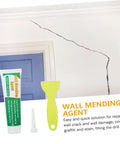 Two Set Wall Mending Repair Cream For Cracks Graffiti And Stains Easy To Apply Crack Paste With Scraper next to cracked wall