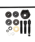 Killer 14 Pc Motorcycle Wheel Bearing Puller Tool Kit Remove Install 0 75 In 1 In 25 Mm Sizes Heavy Metal Built Keeps Things Tight No Strained Knees Or Broken Tools With Carry Case Good For Dirt Bike Street Rider Need Fast Fixes Saves Hours On Jobs. motorcycle wheel bearing puller kit with steel adapters and bolts