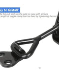 Close-up of 10 Pcs Heavy Duty Metal Toggle Latch Sets With Adjustable Quick Release Clamp for secure fastening and installation