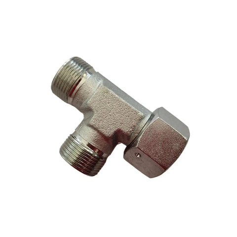 Heavy Duty Hydraulic Lock Fitting M12-52 Straight Metric Connector Used For Industrial Setup Ensures High Pressure Sealing Without Leaking Provides Stability And Peace Of Mind For Mechanics Who Need Rock Solid Parts That Hold Up During Heavy Lifting, steel elbow fitting