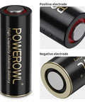 High Performance A23 Batteries 6 Pack 12V Alkaline Power For Garage Door Remote Home Security Keypads Smart Locks And Battery Toys Rock Solid Built Different showing positive and negative electrodes.