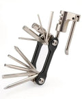 11-In-1 Bicycle Repair Kit For Mountain Bikes With Wrench, Screwdriver, Chain Tool, compact design for on-trail fixes