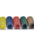 Premium Copper Round Plates 5 Pack Solid Brass Alternative Industrial Grade Spring Hardware Compatible colored spring coils