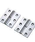 Heavy Duty Detachable Zinc Alloy Hinge For Automation Equipment Components One Piece Durable Industrial Hardware For Machinery Doors And Panels Easy Install Model XG02-200R, two silver hinges