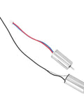 Micro Brush DC Motors Kit, 4 Pack, 3.7V 44k RPM High Speed Tiny 10x20mm Motors for Robots, Steering Gears, and Drones