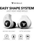 25 Decibel Noise Reduction Earplugs Custom Molded Reusable Hearing Protection For Noise Sensitivity And Flights visual guide