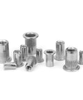 Heavy Duty Stainless Steel Rivet Nut Insert Kit M3 M4 M5 M6 Mixed Nuts For Metal Fabrication Automotive And Furniture Assembly Pro Grade 200 Piece Hardware Fastener Set No Welding Required