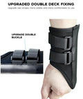 Golf Swing Trainer Brace Version Two Point Zero To Amp Your Accuracy And Smooth Your Tempo Wrist Correction Set on arm