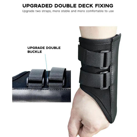 Golf Swing Trainer Brace Version Two Point Zero To Amp Your Accuracy And Smooth Your Tempo Wrist Correction Set on arm