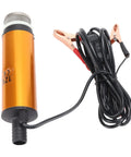 Beefy 12V Submersible Water Transfer Pump For Diesel Kerosene And Water, stainless steel shell, 51mm outlet, with cables