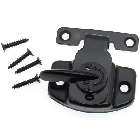 Tough As Nails Table Leaf Connectors With Screws Nail The Installation On Extension Tables And Drawers Heavy Duty Furniture Lock Hardware Secure Gear in black with screws.