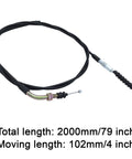 79 Inch Throttle Cable For 150cc 250cc Go Karts Compatible With Kingroad Kandi American Sportworks Kazuma Roketa Sunl JCL