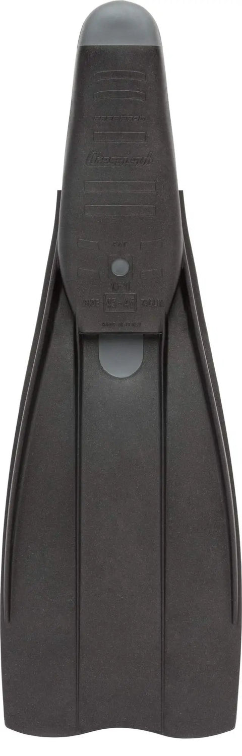 Free Frog Full Foot Pocket Fins For Scuba Diving And Snorkeling Black Size 41 To 42 with below blade pocket for stronger kicks