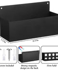 Magnetic Spray Can Holder 4 Pack Heavy Duty Pro Grade Wall Mounted Bottle Rack dimensions and features diagram