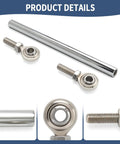 Chrome Shift Linkage Rod For Harley Sportster 2004-2022 Forward Control Shifter Linkage Upgrade Dope Ride Fits Iron 883 XL883 XL1200 Aluminum rod with rod ends