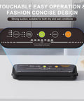 Powerful and Compact Vacuum Sealer Machine With One Touch Auto Seal and 80kPa strong suction on kitchen counter