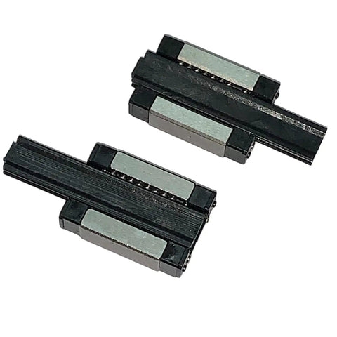 MGN9 C Type Slider Block Bearing For 9mm MGN9 Linear Guide Rail 2 Pack Black Heavy Duty Carriage Blocks for CNC and 3D Printers