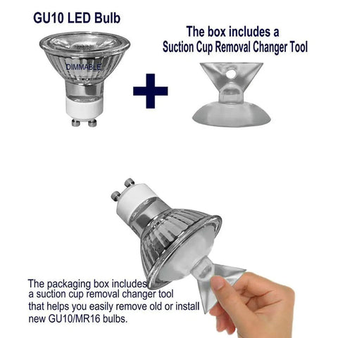 Waterproof GU10 LED Range Hood Bulbs 5W Dimmable Warm White 3000K Featuring Badass Quartz Glass And Polished Chrome Reflector For Kitchens And Appliances Two Pack Built Incredibly Tough