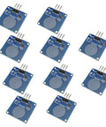 Ten Pack TTP223B Capacitive Touch Sensor Module Inching Tact Switch DIY Kit For Prototyping And Hands Free Touch Activation Low Power Output