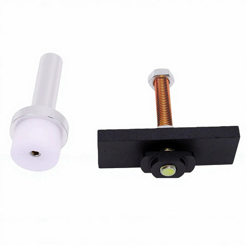 Heavy Duty CV Axle Bearing Puller Tool Kit For 8 Inch Differential Fits Replacement 2005 2018 Model Years Straight Up Easy Front Axle CV Bearing Removal Match Precise Fit Part Number 18195, black steel and white adapter