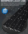 Rugged Aluminum T Molding Floor Transition Strip 36 Inch By Three Quarter Inch Matte Black with waterproof feature