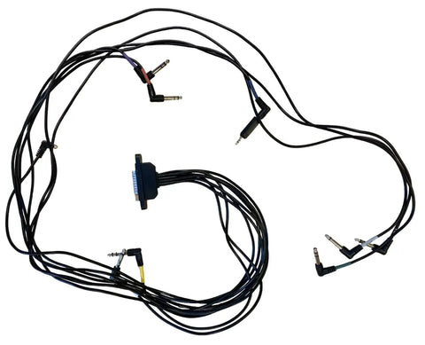 Replacement Cable Snake Harness For Alesis Nitro PRO Drum Module With 15 Pin Connector, color coded, nickel plated plugs