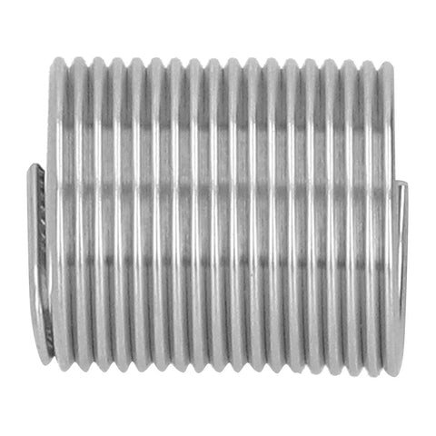 Close-up of a stainless steel wire thread sleeve from the 20 Pack M14 x 1.25 Thread Repair Inserts Stainless Steel Wire Thread Sleeves In 14mm 21mm 28mm 35mm And 42mm Lengths For Damaged Threads Budget Friendly Automotive And Machinery Repairs