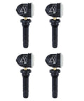 Cadillac TPMS Sensor 4 Pack Tire Pressure Monitoring System For CT6 XT4 XT5 XT6 LaCrosse Enclave Regal GMC Acadia Sierra Chevrolet Cruze Malibu Silverado 2016 2017 2018 2019 2020 2021 433MHz, 4 black snap-in sensors