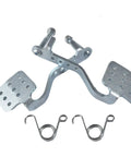 Brake And Throttle Pedal Kit With Return Springs For 196cc Go Karts And Drift Trikes heavy duty zinc plated parts