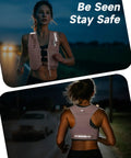 Reflective Hydration Vest With 500ml Soft Flask And Phone Holder Go To Lightweight Running Pack For Men And Women Adjustable