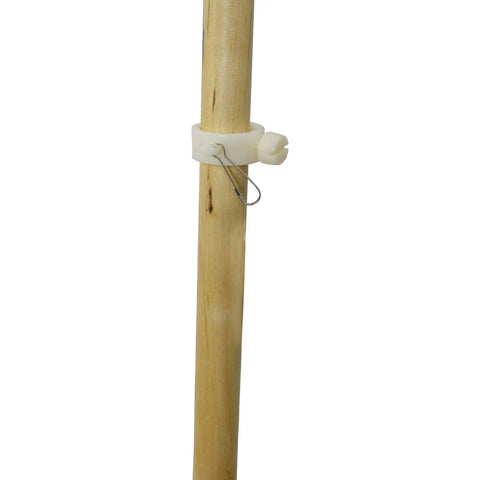 Five Foot Wooden Flagpole With Anti Furling Ring And Mounting Bracket Kit Durable Weather Resistant Wood Includes Screws And Anchors 60 Inches Long By One Inch Wide Easy Outdoor Flag Display