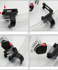 Universal 27mm Snorkel Clip And Holder Set For Scuba Diving Durable Plastic Snorkel Retainer And Air Tube Keeper in use