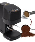 Heavy Duty Automatic Electric Coffee Tamper 58 Mm With Easy Pressure Controls and Interchangeable Flat Threaded Press Plates for smooth espresso.