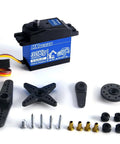 Badass 30Kg Metal Digital Servo With Heavy Duty Iron Drive Built For Rc Cars Robot Arms And Helicopters Featuring 180 Degree Sweep And Hella Ridiculous Torque with accessories and components.