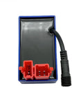 Six Pin DC Racing CDI Box For CG125 And 150cc 200cc 250cc Motorcycles with one meter wire, black rectangular unit