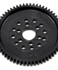 32 Pitch Spur Gear 60T for RC10GT Gas Trucks, premium nylon drive gear for Team Associated RC cars, close-up view