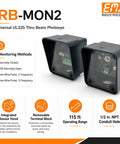 UL325 Thru-Beam Photoeye Kit For Gates And Doors With 5 To 115 Ft Range IP65 Detachable Transmitter And Receiver Four Monitoring Interfaces Including NC 10K Two-Frequency And Three-Frequency Pulse, front view