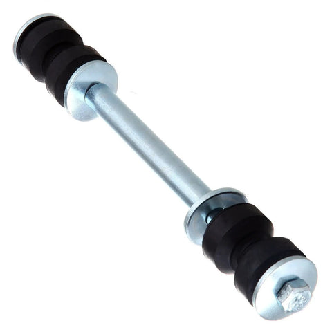 Steel sway bar link for 13Piece 4WD Front Suspension Kit With Ball Joints Tie Rod Ends Control Arms Pitman Arm And 4 Groove Spline Fit Chevrolet Silverado 2500 2500HD 3500 From 1999 Through 2010 Heavy Duty Upgrade For Tougher Ride And Improved Steering