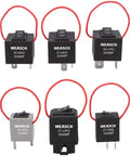Plug And Play Fuel Pump Relay Bypass Kit With Six Relay Tester Modules, Amp Loop Bypass, 20AMP modules with red wires