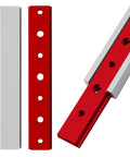 Aluminum T Slot Track Sliding Nut For Jigs And Fasteners Easy Install Anti Rust Nut with red track and gray edge for woodworking