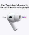 AirPods Pro 3 Wireless Earbuds With Elite Active Noise Cancellation, Immersive Spatial Audio, Live Translation feature shown