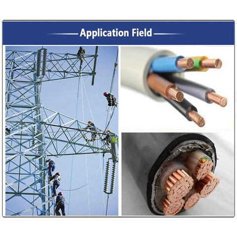 Application field for Beefy Battery Powered 60KN Hydraulic Cable Cutter Portable Ratchet Wire Cutter for electric power and construction.