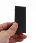 4 Piece Slick Invisible Edge Pull Handles For Cabinets And Drawers Finger Grip Right Angle Concealed Pulls 80mm Black Wardrobe